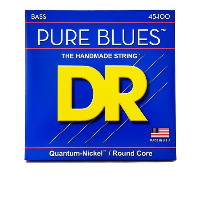 Dr Strings PB45/100 Pure Blues bas-strenge, 045-100