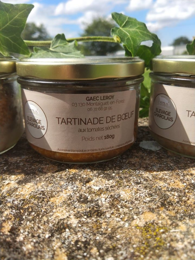 tartinade de Bœuf Tomates séchées