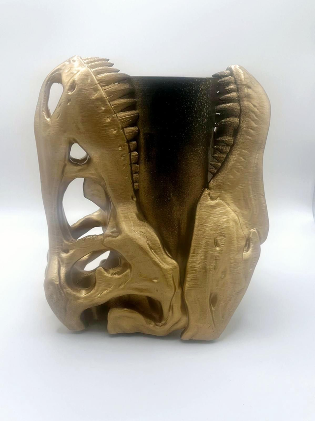 618. T Rex skull holder 3D printed 