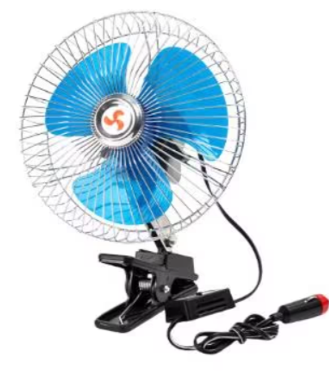 Luxe auto ventilator clip on met aansteker aansluiting