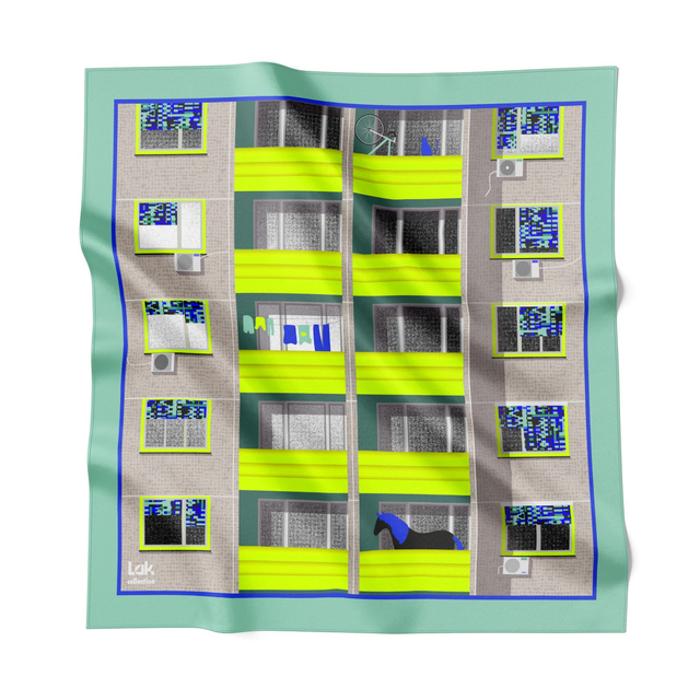 PANEL Balcony Turquoise / Türkiz Erkély