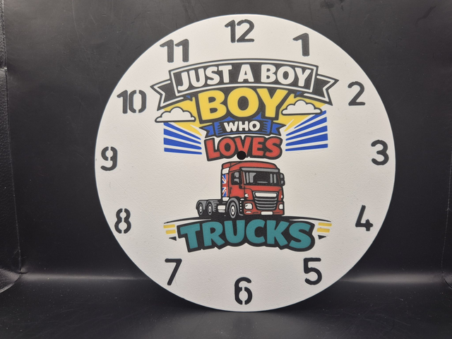 Boy Who Loves Trucks