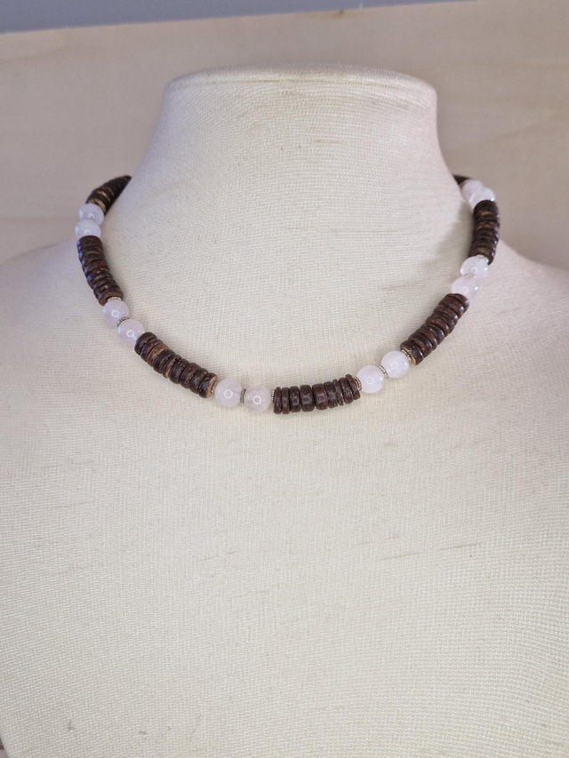 Quartz rose, disques coco / 051