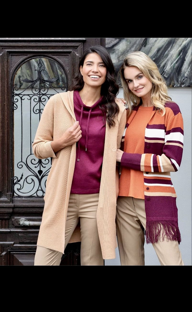 Strickjacke bunt gestreift Eugen Klein 