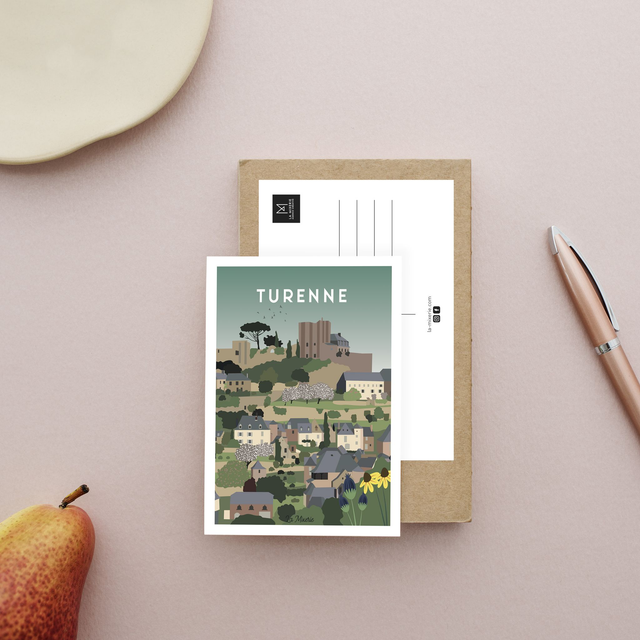 CARTE POSTALE DE TURENNE BY LA MIXERIE