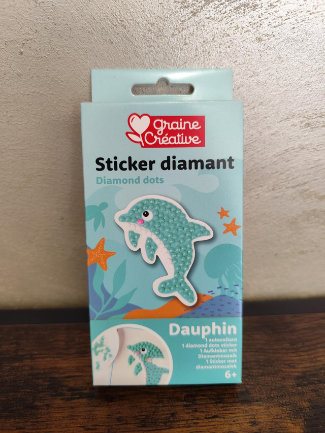 Sticker diamant dauphin