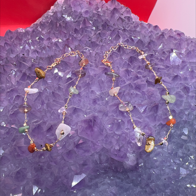 **Duo de Bracelets en Pierres Naturelles – Harmonie et Élégance**  
