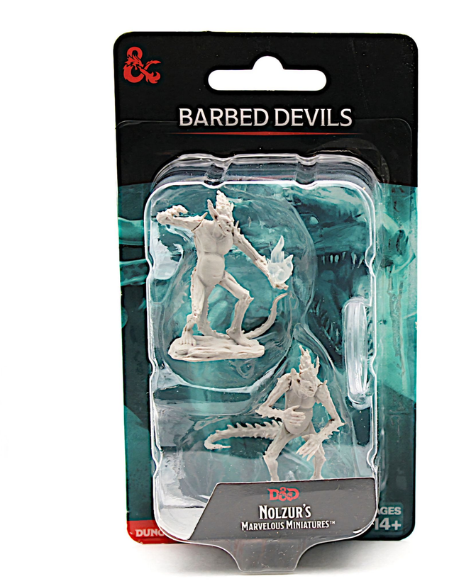 Dungeons &amp; Dragons: Barbed Devils Unpainted Miniatures