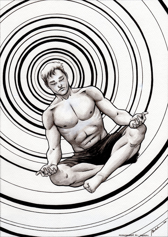 2023 - Murdocktober 24 - Clarity - ORIGINAL, A4 (8.3x11.7)