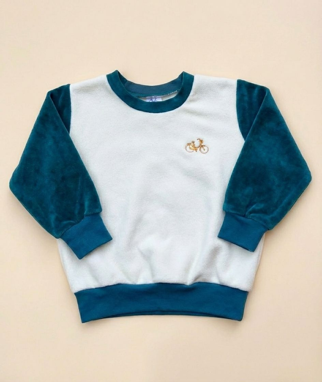 Sudadera Polar Soft  Petróleo