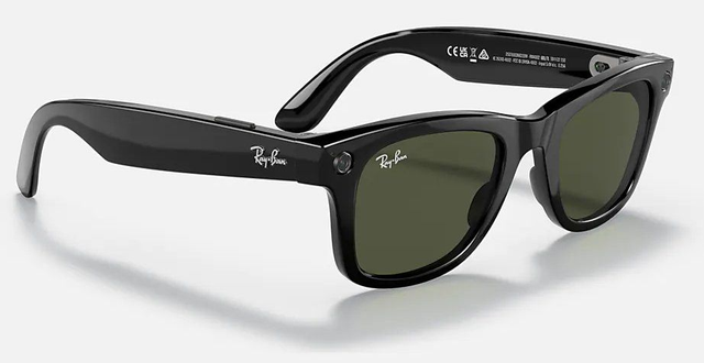 Ray Ban Wayfarer Camera Glasses