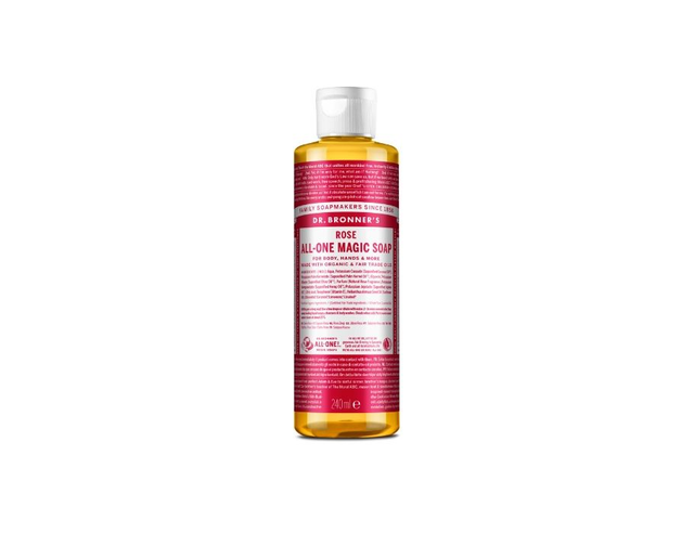 [Dr. Bronner's] Vloeibare Zeep - Pure Castile - Roos - 240 ml