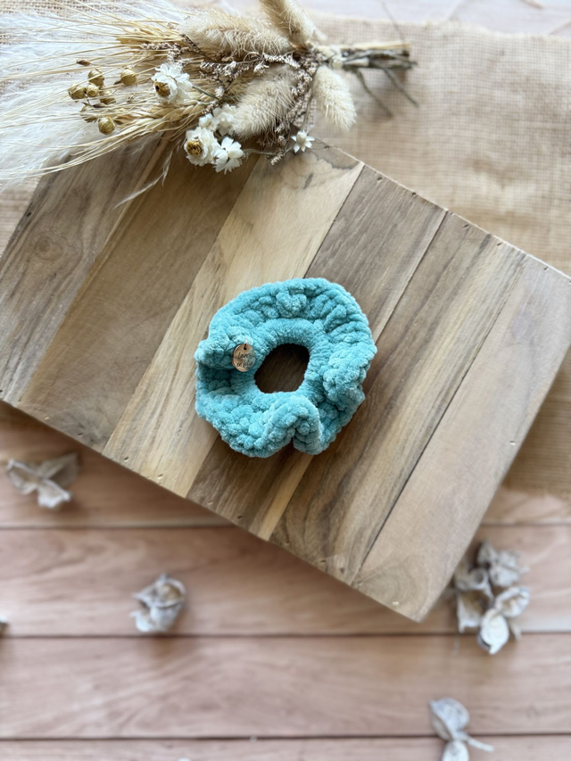 Chouchou tout doux verre d’eau foncé 