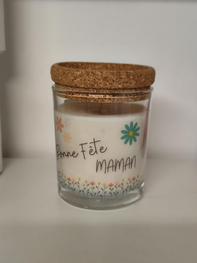 01.Bougie bonne fête maman. 