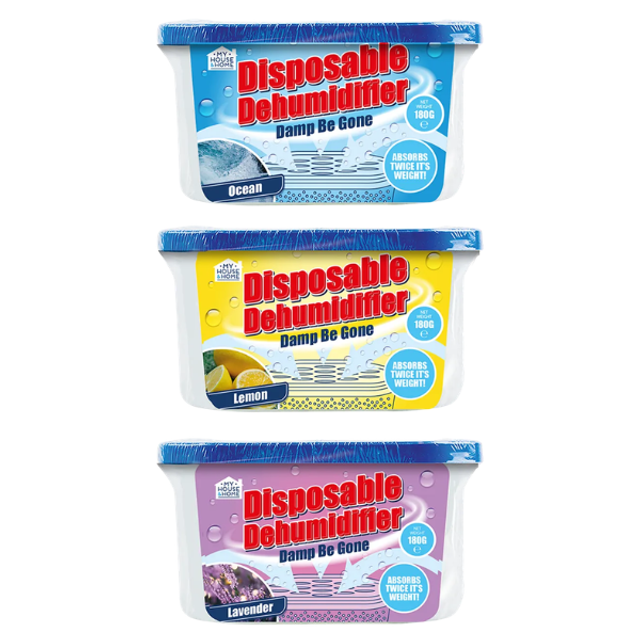  Damp Tramp Scented Dehumidifier various fragrances 400ml - Only £1.00 each
