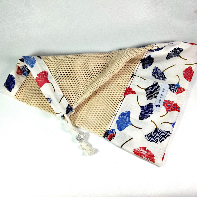 Filet sac à vrac fleur ginkgo