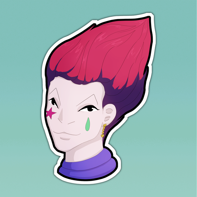 Hisoka Vinyl Sticker
