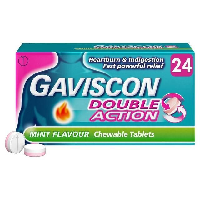 Gaviscon Double Action Heartburn And Indigestion Tablets