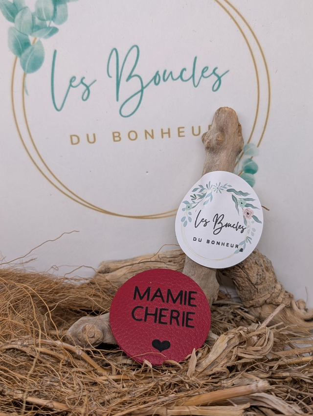 Broche personnalisée Mamie chérie br086