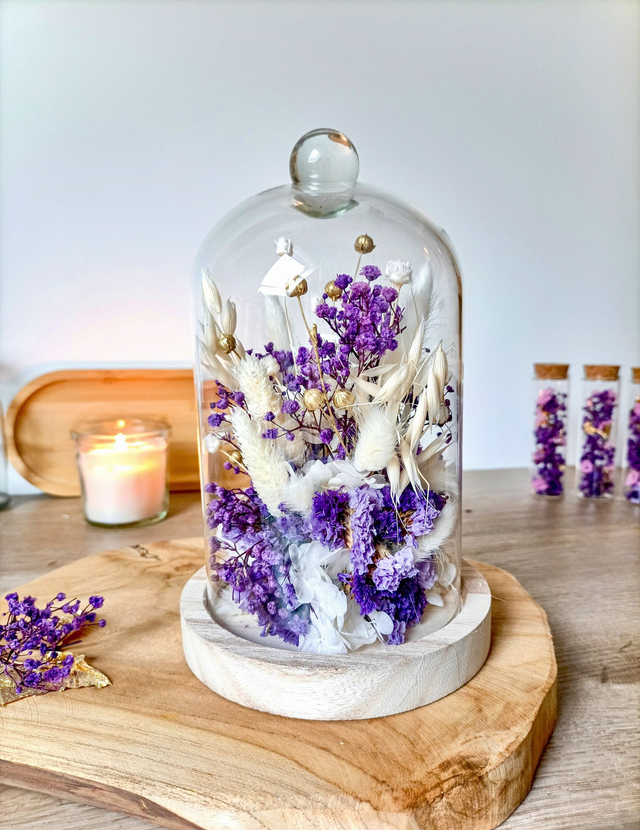 Ecrin fleuri " Fleur de Minuit"