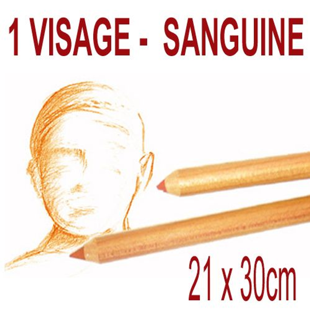 1 visage - 21x30cm - 60€