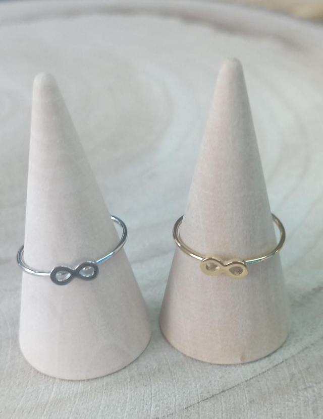 Bague fine infini 