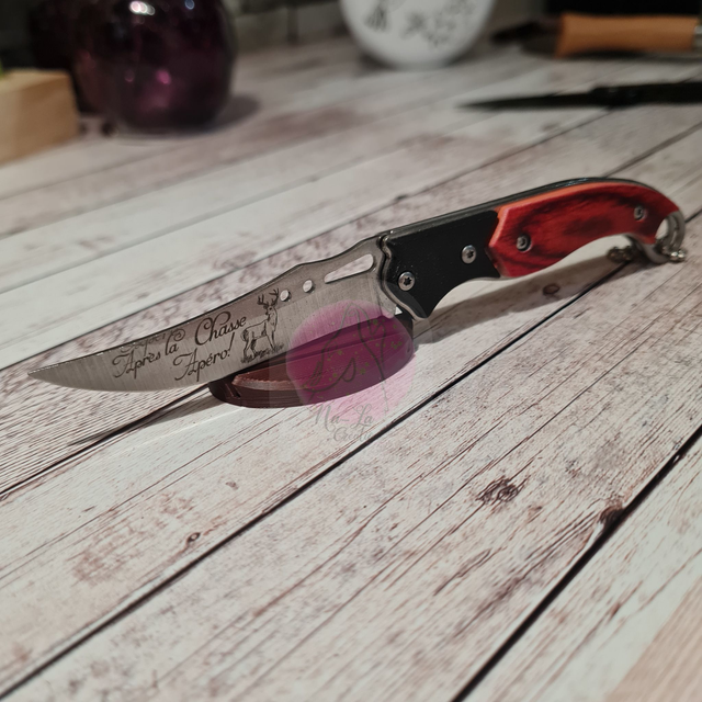 Un couteau personnalisé ! Un cadeau inoubliable - Parfait pour les homme comme les papas, papis, tontons