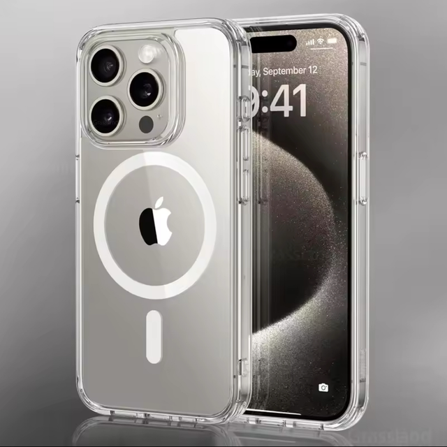 Case iPhone 15 Plus Transparente MagSafe