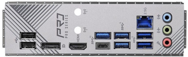 02.2.0093 – Scheda Madre ASRock B760 Pro RS DDR5 – ATX versatile con PCIe 5.0 e LAN 2.5G per Intel 12ª/13ª/14ª Gen