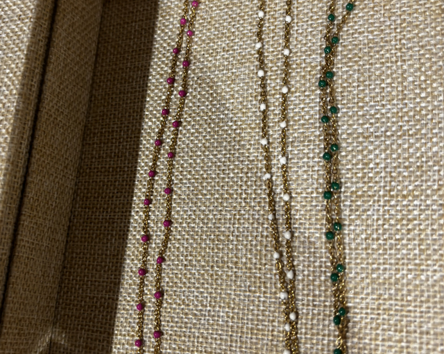 Collier petite perles 