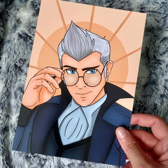 Percy Critical Role Vox Machina A5 Portrait Print