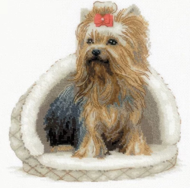 RIOLIS Yorkshire Terrier Counted Cross Stitch Kit
