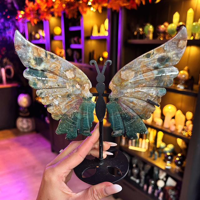 Ocean Jasper Butterfly Wings R57H15
