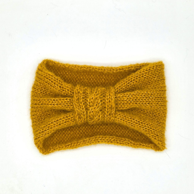 Bandeau Cache Oreille Mohair et Soie