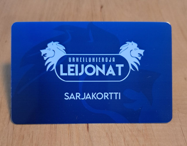 Urheiluhieronta sarjakortti 5*75min