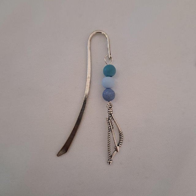 Marque-page arc bleu