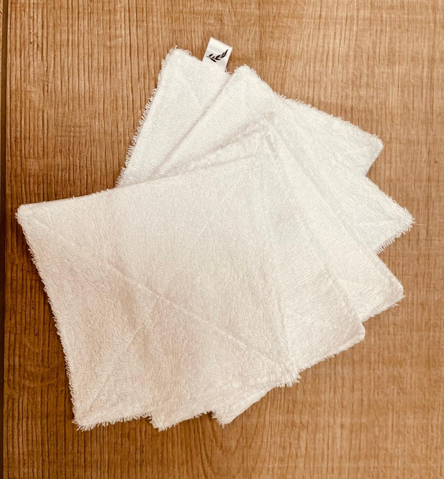 Reusable Baby Wipes (White)