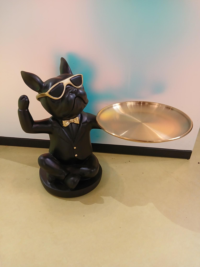Beeld hond Buldog