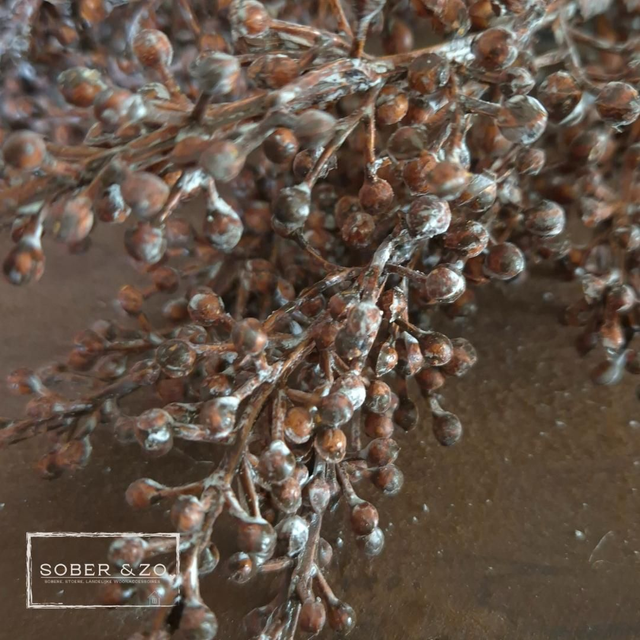 Dadeltak kunst S, roest/bruin