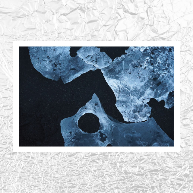 Tirage 20x30 "Glace islandaise"