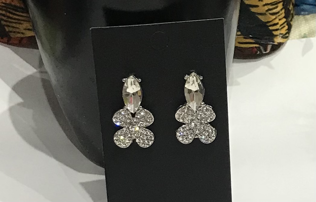 Silver Dangling Earrings- SDE79