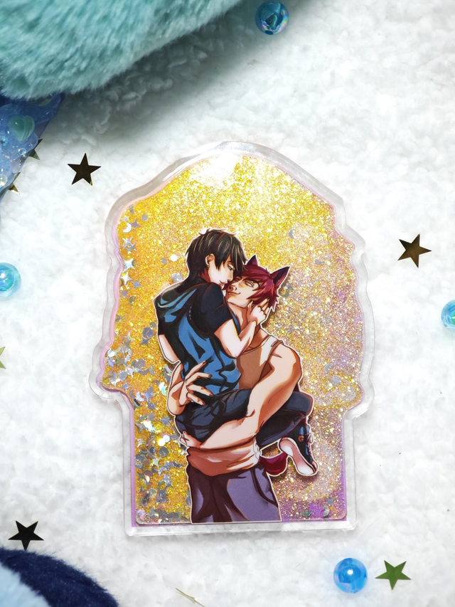 SettPhel liquid Glitter Standee