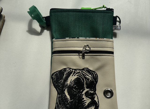 Dog Walking Bags - Boxer Face