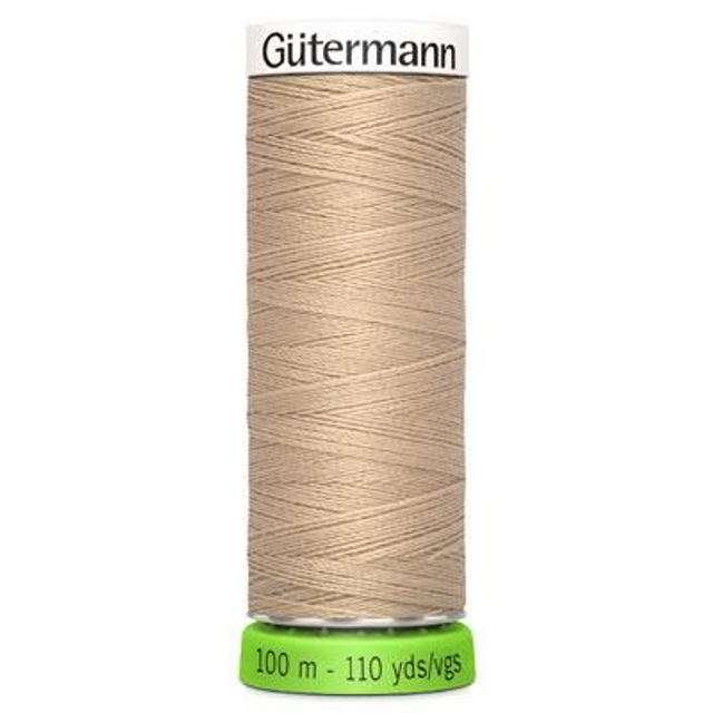 Gutermann Sew All Recycled rPET Thread 100m 186 - beige