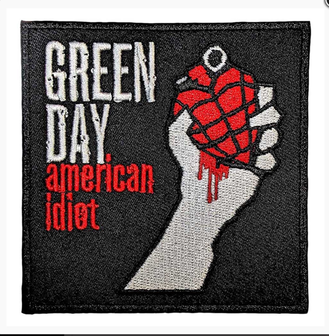 GREEN DAY STANDARD PATCH: AMERICAN IDIOT