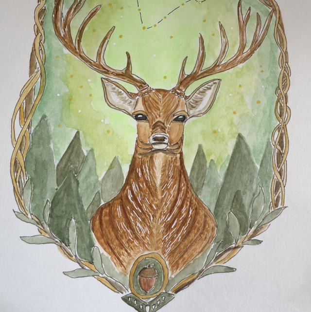 Cerf totem - L'originale