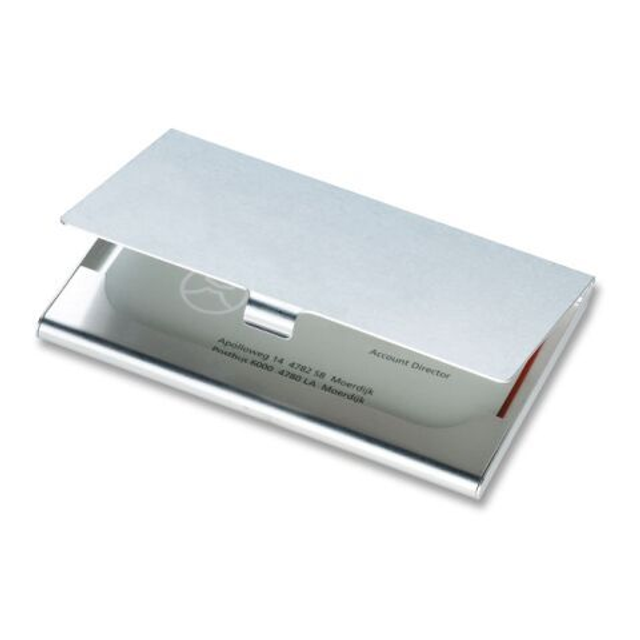 Aluminium business card holder