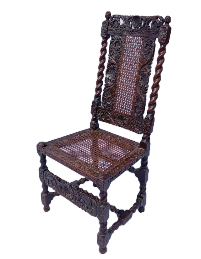 C17th Century 'Carolean' Caned Chair