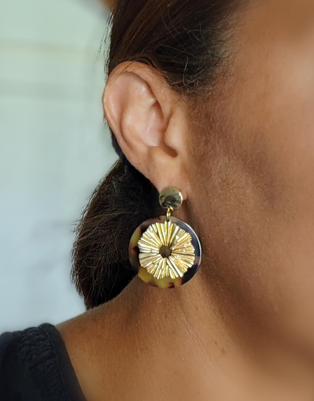 Joha - Boucles d'oreilles Terracotta