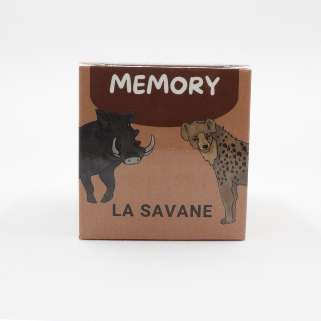 Jeu de mémoire - La savane